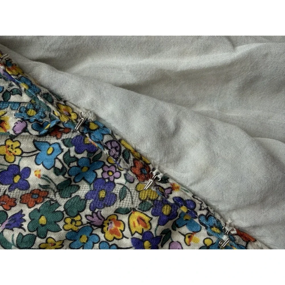 Free People Pajama Set Sz. M Floral Coquette Two Piece Boho Cottagecore Romantic